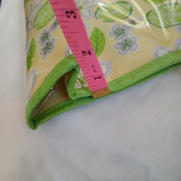 Floral Fruity Zip & Snap Closure Travel Bag (Makeup / Toiletry Bag) NEW!!! - Picture 5 of 5